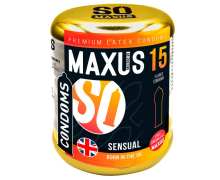 Презервативы анатомической формы Maxus Sensual, 15 шт.