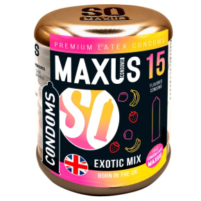 Презервативы Maxus Exotic Mix, 15 шт