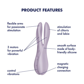 Клиторальный вибромассажер Satisfyer Threesome 2