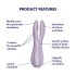 Клиторальный вибромассажер Satisfyer Threesome 2