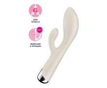 Вибратор-кролик с ротацией Satisfyer Spinning Rabbit 1, белый