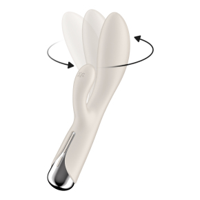 Вибратор-кролик с ротацией Satisfyer Spinning Rabbit 1, белый