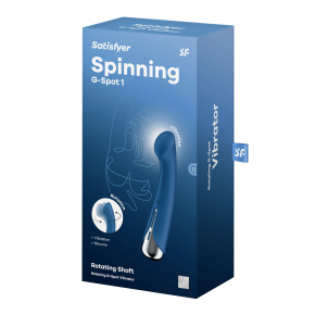Вибратор для G-стимуляции Satisfyer Spinning G-Spot 1, синий