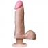 Realistic Cock Vibrating 8", телесный — реалистичный вибратор на присоске, 23.6×4.5 см