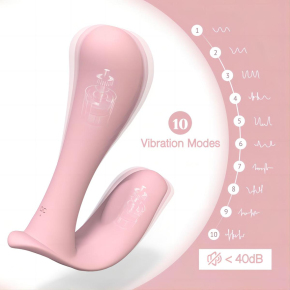 Вибратор для двойной стимуляции Panty Vibrator with Remote Control