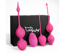 Вагинальные шарики с вибрацией на радиоуправлении Vibrating Kegel Ball Set Remote Controlled