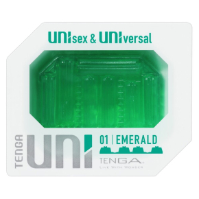 Мастурбатор Tenga Uni Emerald