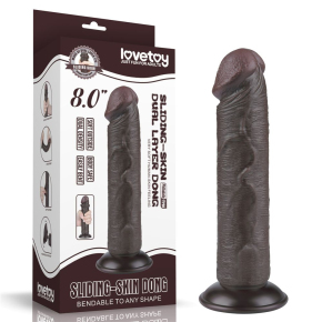 Фаллоимитатор 8 Sliding Skin Dual Layer Dong