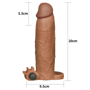Вибронасадка на пенис Add 3 Pleasure X Tender Vibrating Penis Sleeve