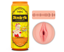 Мастурбатор-вагина в банке Pleasure Brew Masturbator-Blond Ale