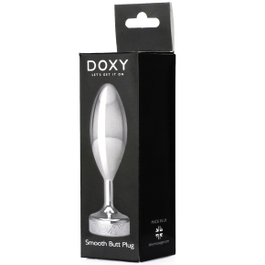 Гладкая алюминиевая анальная пробка Doxy Butt Plug Smooth