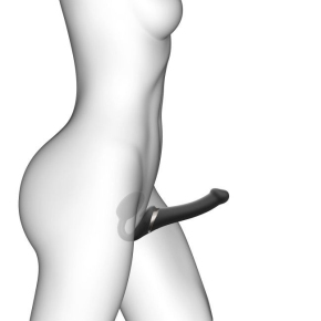 Безремневой страпон с клиторальной стимуляцией Multi Orgasm Size M