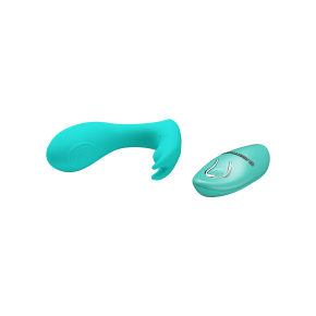 Стимулятор G-точки и клитора Pretty Love Idabelle, бирюзовый