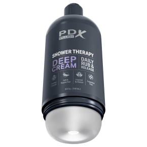 Мастурбатор в бутылке PDX Plus Shower Therapy Deep Cream