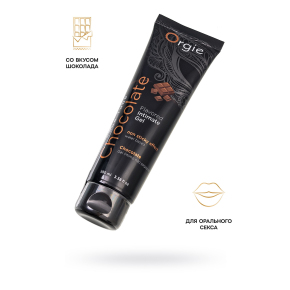 Интимный гель на водной основе с шоколадным вкусом Orgie Lube Tube Chocolate, 100 мл